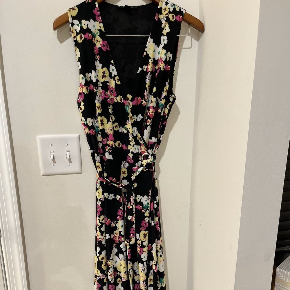 INC Wrap Patterned Dress - Picture 2 of 4